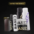 BASED Deluxe Straight/Wavy Hair Kit | Shampoo, Conditioner, Texture Powder, Hair Clay, Pomade, Sea Salt Spray + Wooden Comb | Science-Backed, High Performance