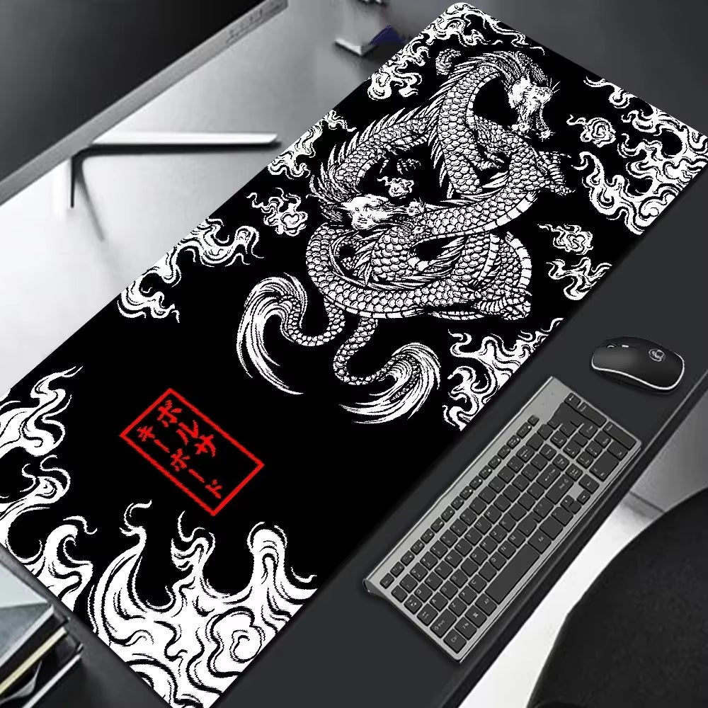 Japanese Dragon Gaming Mousepad Speed Desk Mat Anime Theme Keyboard Gamer Mouse Pad for Esports